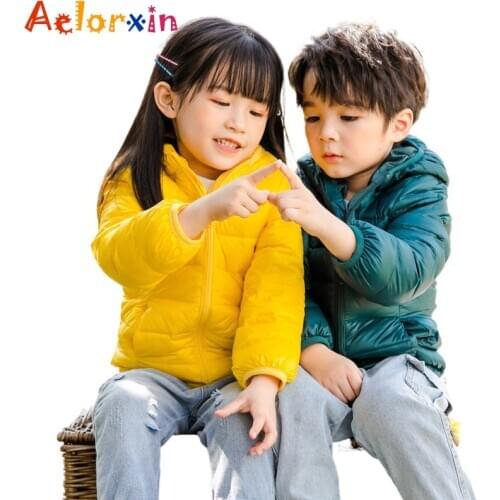 2021 Winter Parkas Kids Jackets for Girls Boys Warm Thick Velvet Childrens Coat Baby Outerwear Infant Overcoat