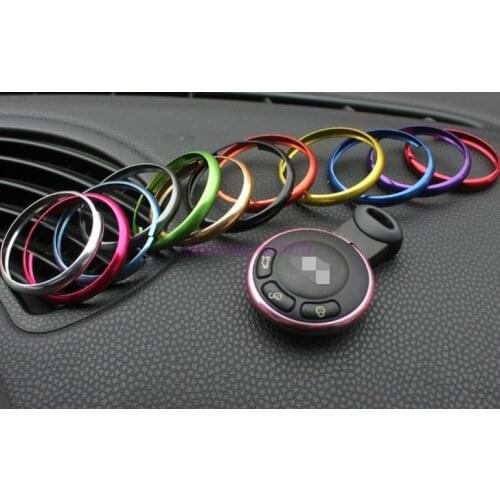 By DHL or Fedex 1000pcs Car Goods Aluminum Alloy Key Rings Mini Cooper Keychain For BMW MINI