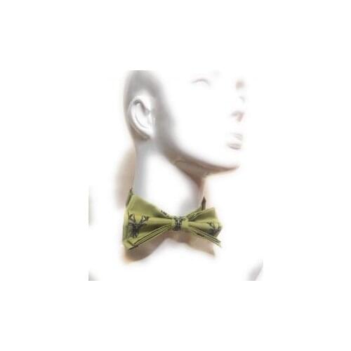 Bow tie Green deer