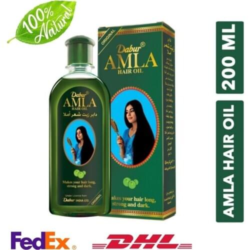 Dabur Amla Hair Oil 200ml Rapid Hair Growth Nourishing Prevent Hair Loss Oil Healthy Hair FAST DELIVERY