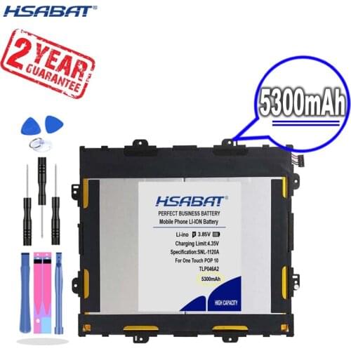 New Arrival [ HSABAT ] 5300mAh TLP046A2 Replacement Battery for Alcatel One Touch POP 10 / One Touch POP 10 (9.6) OT-P360X
