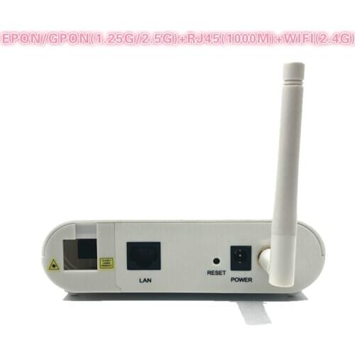 ONU EPON 1.25G GPON 2.5G XPON(1.25g/2.5g)ONU with wifi FTTH NETWORK onu wifi modem 10/100/1000M RJ45 WIFI 2.4G FOR OLT switch