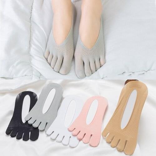 Orthopedic Compression Socks Womens Toe Socks Ultra Low Cut Liner with Gel Tab Breathable/sweat-absorbent/deodorant/invisible