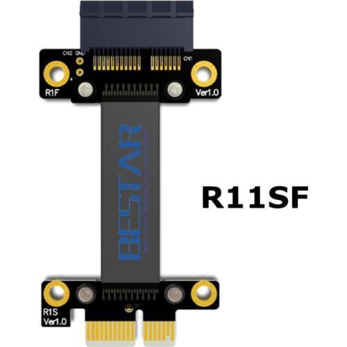 Riser PCI Express PCIe Gen3.0 1x To 1x Male to Female mining graphics card Extension cable 25cm - 55cm , PCI-E 1x 16x 3.0 Riser