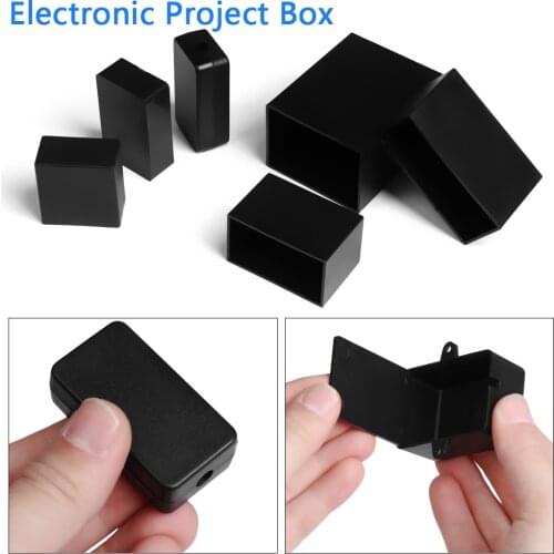 13 Sizes ABS Plastic Waterproof Black Housing Instrument Case Plastic High Quality Electronic Project Box Electric Supplies