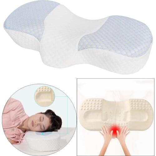 Cervical Memory Foam Pillow, Neck Support for Pain Ease, Orthopedic Pillows for Sleeping