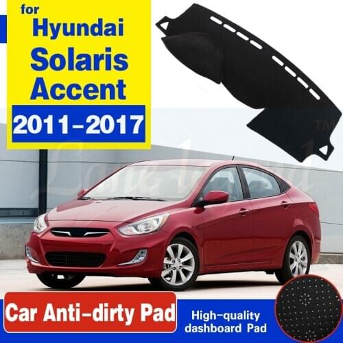 For Hyundai Solaris Accent 2011 2012 2013 2014 2015 2016 2017 RB Anti-Slip Mat Dashboard Cover Pad Sunshade Dashmat Accessories
