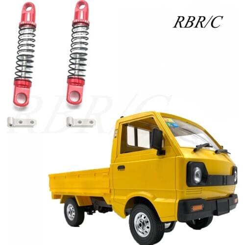 RBR/C R493 Rear Axle Metal Shock Absorber Upgrade Kit DIY Accessories For Four-Wheel Drive Climbing RC Micro Truck WPL D12 Car
