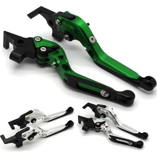 With logo Motorcycle Frame Ornamental Foldable Brake Handle Extendable Clutch Lever For YAMAHA TDM 900 2012-2014