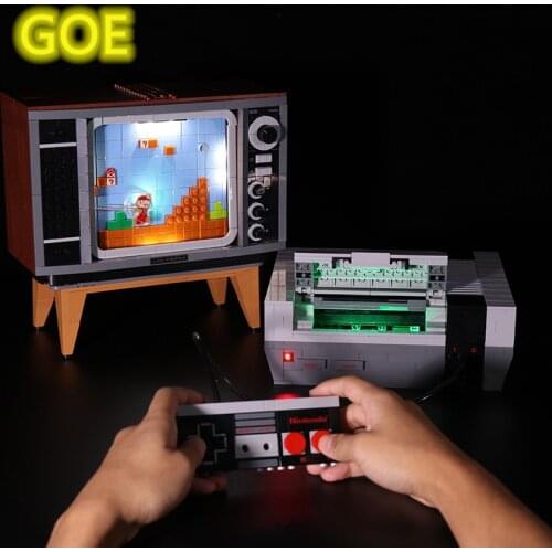 Led Light Kit For Lego 71374 Compatible With NES Red And White Machine(Only LED Light Included)