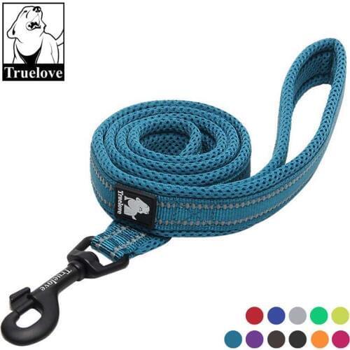Truelove Adjustable Dog Lead Hand Free Pet Training Leash Reflective Multi-Purpose Nylon Mesh Dog Leash Walking Training