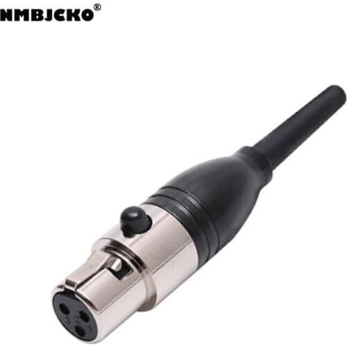 High quality 50pcs/lot mini xlr female Audio Mic connector Mini XLR Connector with Steel Shell