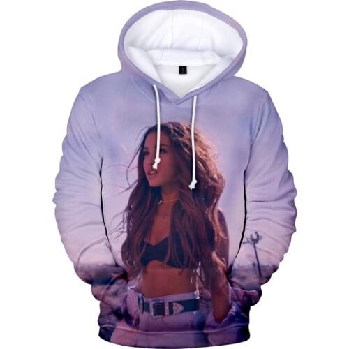 Y2K Style Ariana Grande 3D Fams Hoodies Men Women Fashion Long Sleeve Hooded Sweatshirts Leisure Hot Sale Hoodie Ov Kids Clothes