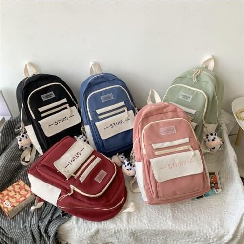 Womens Backpack Waterproof School Bags For Girls Large Elementary School Students Anti-theft School Backpack
