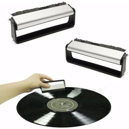 1PCs Vinyl Records Handle Carbon Fiber Brush Cleaning Scrubbing Brush For Turntable LP Phonograph Records Turntables Accessories