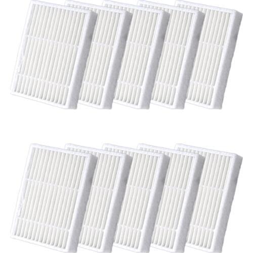 10 pieces/lot KT 504 Robot Vacuum Hepa Filter for kitfort KT 504 and panda x600 pet Robotic Vacuum Cleaner Parts accessories