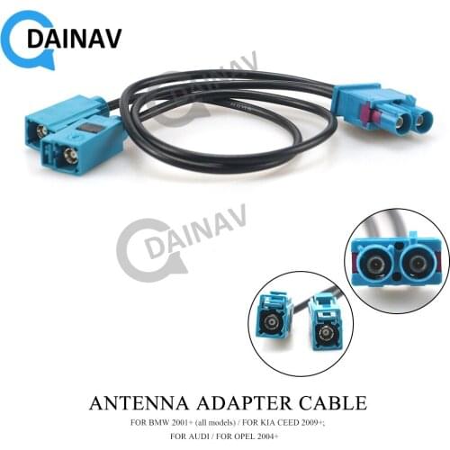 13-021 Car Stereo Radio Antenna Adaptor for AUDI for BMW 2001+ (all models) for KIA CEED 2009+ for OPEL 2004