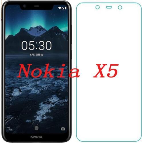 2PCS NEW Screen Protector phone For Nokia X5 phone Tempered Glass SmartPhone Film Protective Screen Cover