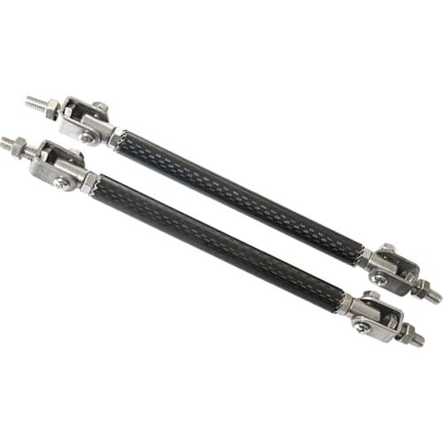 Aluminum 150mm 5.9" Inch Front Bumper Lip Splitter Strut Rod Tie Bars 15cm