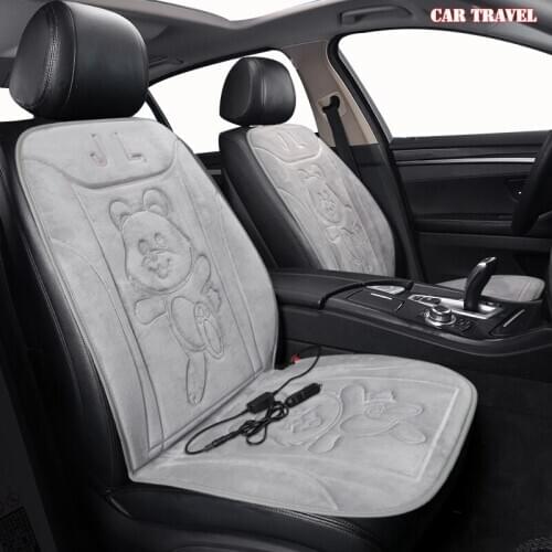 CAR TRAVEL 12V Heated car seat cover for Dodge Journey Caliber Avenger Charger Dart RAM Challenger Winter Pad Cushions car style