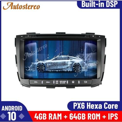 DSP Car DVD Player Android 9 PX5/PX6 GPS Navigation For KIA SORENTO 2012-2015 Radio Recorder Stereo Head Unit Multimedia Player