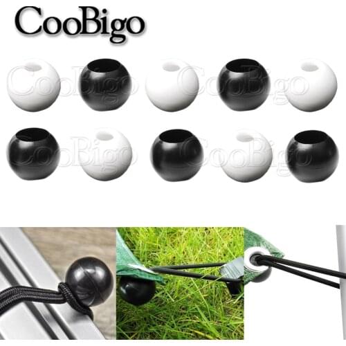 Bungee Ball Cord Ends Pony Plastic Beads Clip Stopper Clamp Elastic Rope Make Sewing DIY Accessory Hair Braid Bracelet Bag 20pcs
