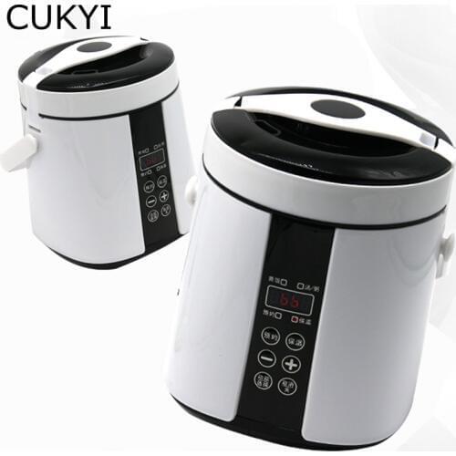 CUKYI 110V 1.8L Electric Mini Rice Cooker 110V US Plug Portable Rice Cooker Food Heater Support Reservation Porridge soup