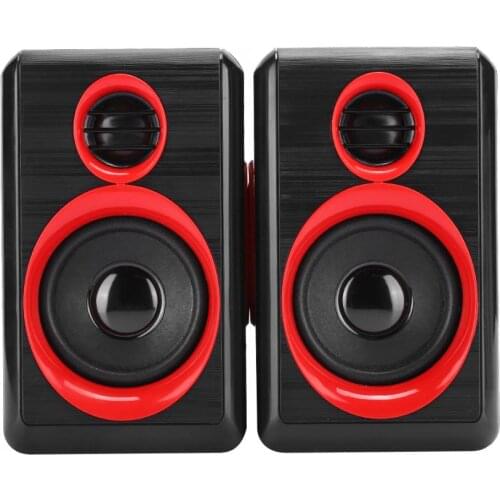 USB2.0 Diaphragm Mini Speaker 3Wx2 Portable Music Player for Desktop Laptop Computer