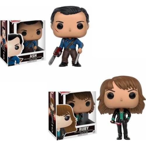 Funko Ash vs. Evil Dead ASH 395# Ruby 398# Action Figure 10cm Limited Edition Collection Model Toys for Children Birthday Gift