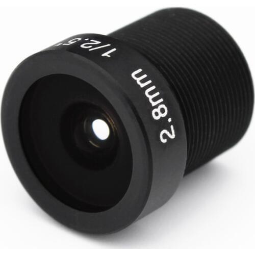 X2pcs HD 5mp 2.8mm cctv lens 1/2.5" 160 Degrees Wide Angle CCTV IR Board Lens F2.0 M12*0.5 for IP CCD camera