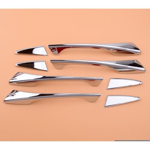 Chrome ABS 8Pcs/Set Exterior Door Handle Cover Trim Fit for Acura TLX 2015 2016 2017 2018 2019 2020