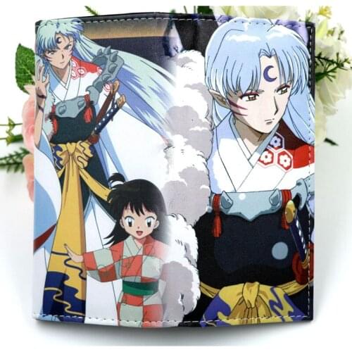 Inuyasha Anime Long Wallet Sesshoumaru Card and Photo Holder Purse