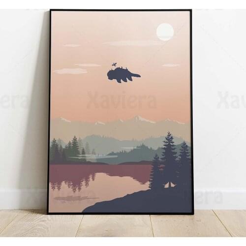 Classic Movie Scene Art Posters and Prints Avatar Fans Retro Canvas Painting Nordic Modular Pictures Home Decoration Living Room