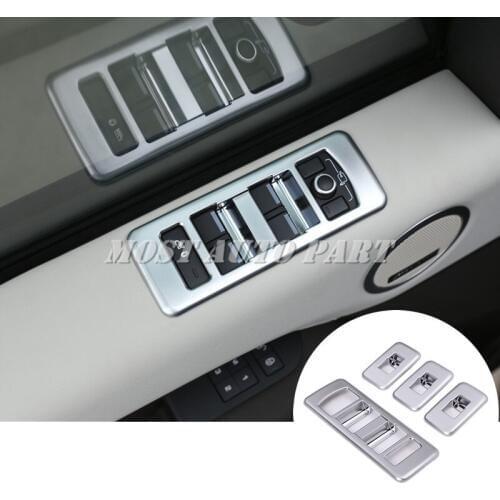 Inner Door Armrest Window Switch Cover For Land Rover Discovery 5 L462 2017-2019 Car accesories interior Car decoration
