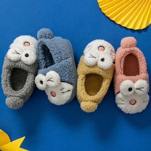 Toddler Slippers Kids Winter Boy Girls Fashion Shoes Warm Cute Animal Home Slipper Kids Hotel Bedroom Slippers Zapatillas Kapcie