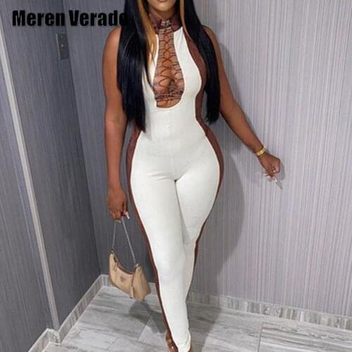 Meren Verado Sporty Sleeveless Lace Up Corduroy Women Jumpsuits Casual Workout Active Fashion Overalls One Piece Bodycon Romper