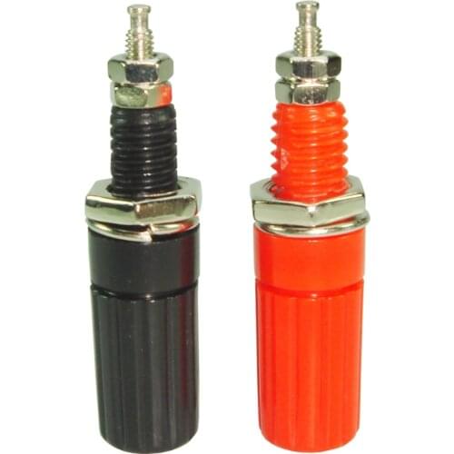 Metal Body 4mm Female Banana Socket 7mm Thread Binding Post Terminals