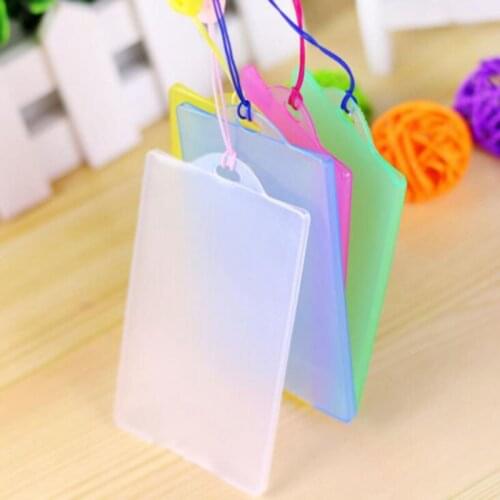 Fasion Waterproof PVC Card Holder Credit Student Transparent ID Cards Passport Business Bancaire Bank Card Cardholder