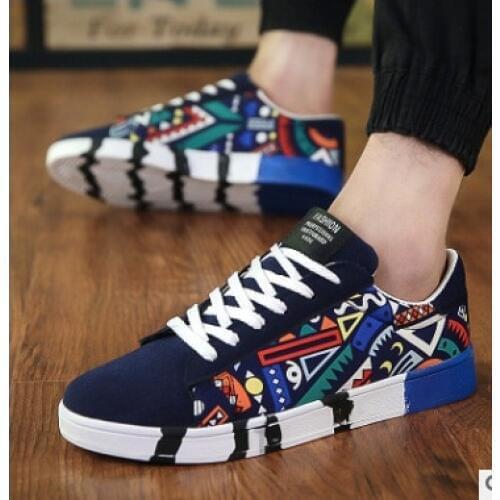 2018New fast Men Unisex shipping Fashion casual denim canvas shoes men shoes 15 color EUR39-44