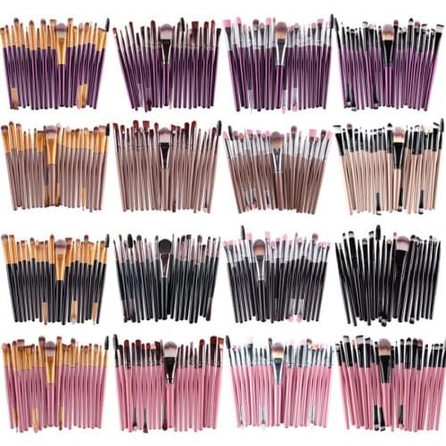 Makeup Brushes Tool Set 20PCS Cosmetic Powder Eye Shadow Foundation Blush Blending Beauty Professional Make Up Brush