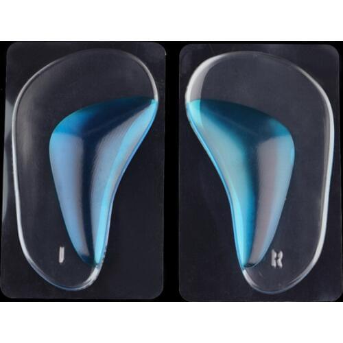 Foot care insoles orthopedic insoles silicone correcting flat feet support soles of sports silicone pads