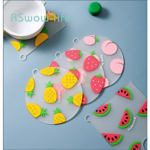 Silicone Insulation Pad Meal Heat Resistant Table Mat Anti-scald Pot Mat Household Fruit Bowl Mat Placemats For Table Coasters