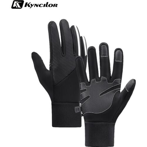 Kyncilor Sports Glove Cycling Gloves Full Finger Waterproof Bike Gloves for Men Women Camouflage Touch Screen Bicycle Gloves