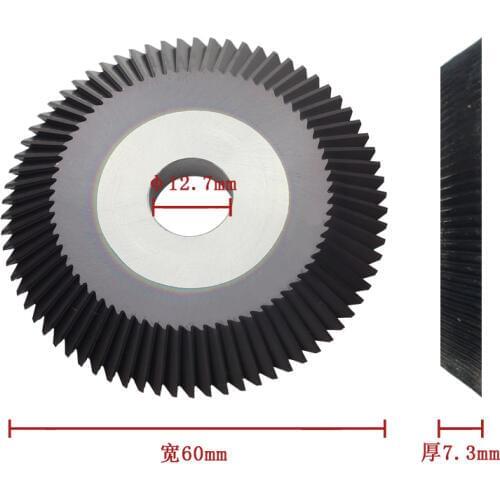 P574 Raise 60*7.3*12.7mm*72T Carbide Key Cutter Saw Blade Mini Circular Saw Oscillating Multi Cutter Tool Can Work For Iron Keys