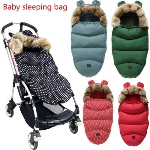 Universal Baby Stroller Footmuff Cover Winter Sleepsacks Sleeping Bag For Babyzen Bugaboo Baby Stroller Accessories