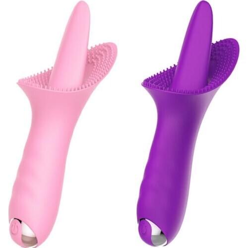 USB Rechargeable Woman Masturbator Tongue Wand Massager 10 Frequent Sexy Toy for Female