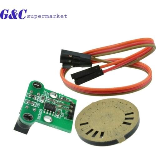1Set HC-020K Double Speed Measuring Sensor Module with Photoelectric Encoders Kit top For arduino
