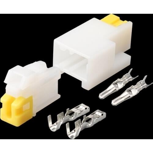 100sets 2 Pin 2.8mm Waterproof Connector for Car Plug DJ7023Y-2.8-11/21 Automotive Connector