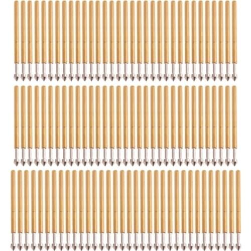 100 Pcs Spring Test Probe Pogo Pin P75-E2 Dia 1.3mm Length 16.5mm
