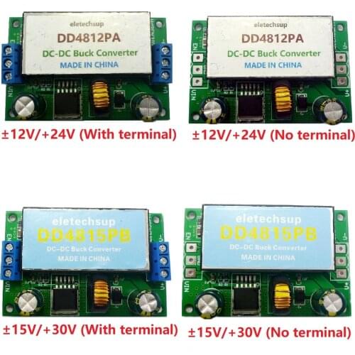 15W Isolated Dual Power Supply 5-32 to +-12V 15V 24V 30V DC DC Boost-Buck Converter for Car Audio Speaker Subwoofer